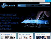 Tablet Screenshot of fournetworks.com